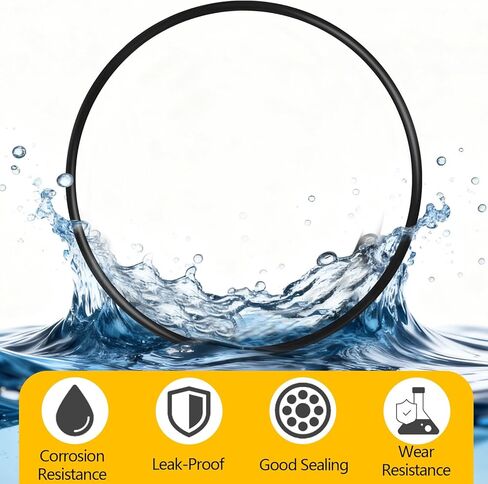 5-Pack Big Blue Water Filter Housing O-Ring - Replacement Pentek 151122 O-Rings Also Compatible with Pentek #10 & #20 Big Blue, APEC HBB-10/HBB-20 (Buna-N) in Kuwait