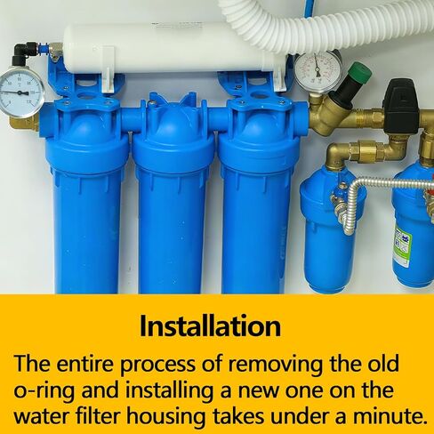 5-Pack Big Blue Water Filter Housing O-Ring - Replacement Pentek 151122 O-Rings Also Compatible with Pentek #10 & #20 Big Blue, APEC HBB-10/HBB-20 (Buna-N) in Kuwait