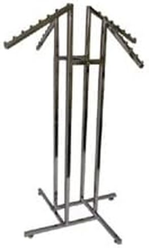 Four Way Square Tube Rack w/4-16" Waterfall Square Tube Arms in Saudi Arabia
