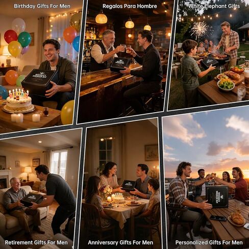 طقم مدخن الويسكي مع شعلة، مصفاة مدخن الكوكتيل للمشروبات القديمة، هدايا عيد ميلاد للرجال، له، هدايا الانتقال إلى المنزل، هدية للزوج، الأب، الصديق، 6 رقائق خشبية، بدون البيوتان in Kuwait