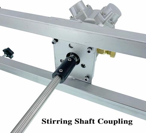 محرض الهواء لخزان IBC 1 طن/1000L 1HP خلاط الطلاء الهوائي آلة تقليب الطلاء المروحة القابلة للطي لمذيب الحبر- in Kuwait