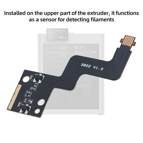 Extruder Filament Sensor Replacement for BambuLab P2S: Hall Switch Board Assembly with FPC Cable for Detecting Presence of Consumables in Hotend Extruder 3D Printer Accessories in Saudi Arabia