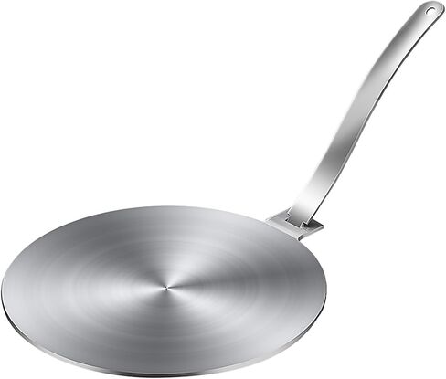 FantasyDay Induction Adapter Plate 20cm/7.8'', Stainless Steel Heat Diffuser Plate for Glass Cooktop Stoves, Induction Hob Converter Plate with Removal Handle in Kuwait