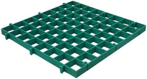 Heavy Duty Gravel Ground Grid, Outdoor Sidewalk Pavers for Grass Parking, Reinforced Pathways & Patios, 41x41cm - 16 Pieces, Durable Lawn Support System in Saudi Arabia