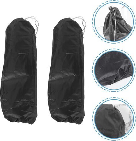 GARVALON 2pcs Skateboard Backpack Sling Bags Lightweight Sports Carrier Pouch with Drawstring Closure, Multifunctional Skateboard Sling for Outdoor Skateboarding and Travel Random Style in Kuwait