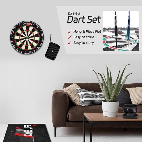 CyeeLife Pro Steel Tip Darts Set – 20g Brass Darts Gift Set with Dart Case | Includes 6 Aluminum Shafts, 12 Flights, 20 O-Rings, 2 Protectors, Sharpener & Tools for Beginners or Professionals in Saudi Arabia