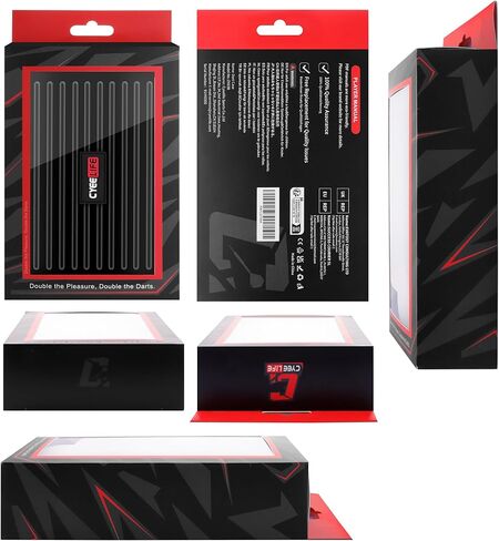CyeeLife Pro Steel Tip Darts Set – 20g Brass Darts Gift Set with Dart Case | Includes 6 Aluminum Shafts, 12 Flights, 20 O-Rings, 2 Protectors, Sharpener & Tools for Beginners or Professionals in Saudi Arabia