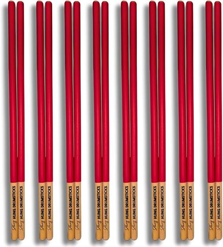 Timbale Drumsticks 0.464-Inch Hickory, 8 Pairs (16 Sticks), 16.52-Inch Durable for Salsa & Latin Percussion – Artist Series in Kuwait