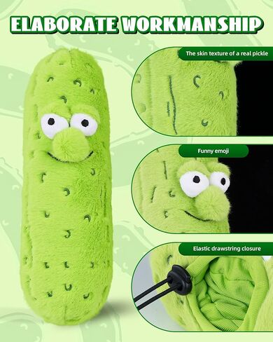 Big Teeth Big Dill Pickle Putter Cover, Plush Funny Putter Head Covers, for Blade, Half Mallet and Hybrid Club, Jar More Putts Funny Putter Cover, Drawstring Closure, You're A Big Dill to Me in Saudi Arabia