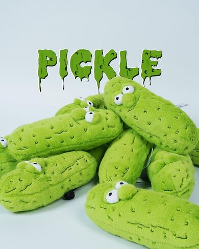 Big Teeth Big Dill Pickle Putter Cover, Plush Funny Putter Head Covers, for Blade, Half Mallet and Hybrid Club, Jar More Putts Funny Putter Cover, Drawstring Closure, You're A Big Dill to Me in Saudi Arabia
