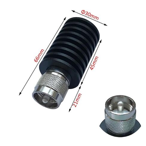 25W UHF ذكر تحميل الدمية PL259 SO239 موصل محوري 50 أوم DC-1 جيجا هرتز in Kuwait