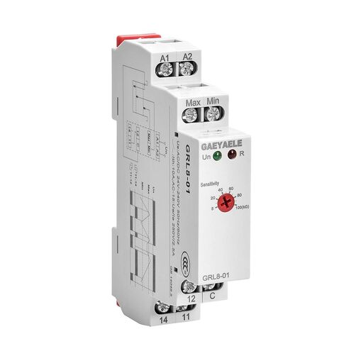 Liquid Timer Control Relay Electronic Liquid Level Controller 10A (GRL8-02,AC/DC24V-240V) in Saudi Arabia