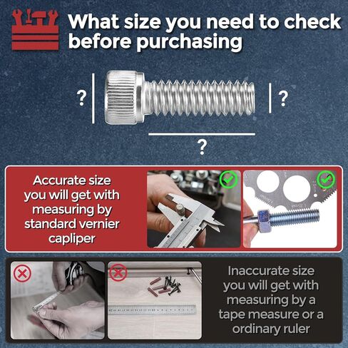 50pcs Socket Head Cap Screws - [#10-32 x 3/4"] 304 Stainless Steel Allen Socket Drive for Electrical Motor 3D Printing Fan Engine Replacement Use, Silver in Kuwait