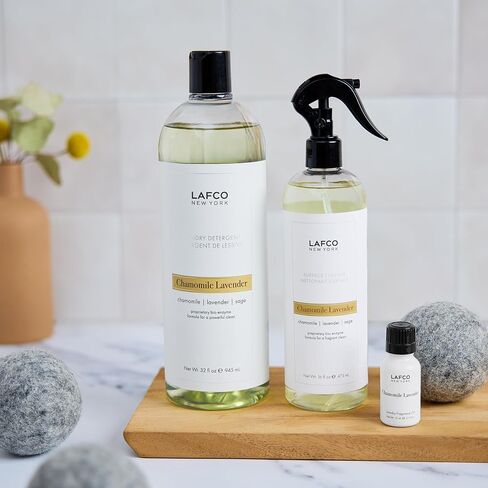 LAFCO New York Laundry Fragrance Oil Refill, Chamomile Lavender - 0.5 fl oz - Designed for LAFCO 100% New Zealand Wool Dryer Balls - Long-Lasting, Essential Oil-Based Scent in Saudi Arabia
