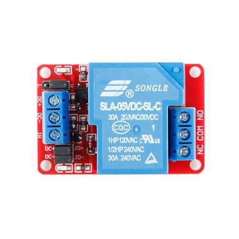 2Pcs 5V Relay Module 5V 1-Channel 30A with Optocoupler Isolation Module High and Low Level Trigger 5mA Relay PCB in Saudi Arabia