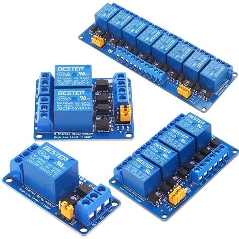 3V 1/2/4/8 Channel Relay Module - Dual Optocoupler Isolation, High & Low Level Trigger (3.3V) in Saudi Arabia