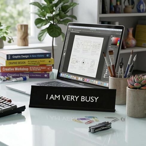 Signs by LITA I AM Very Busy Novelty Desk Sign in Saudi Arabia