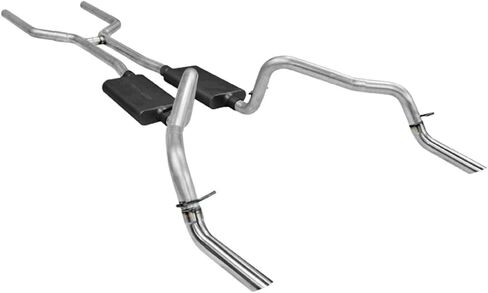 Flowmaster 17149 American Thunder Crossmember-Back 2.5 Inch Aluminized Steel Exhaust Kit Compatible with 1970-1974 Chevy Camaro and Pontiac Firebird with V8 engine in Saudi Arabia