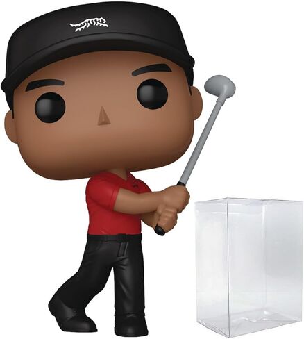 POP PGA Golf - Tiger Woods (Swing) Funko Vinyl Figure (Bundled with Compatible Box Protector Case), 3.75 inches in Saudi Arabia