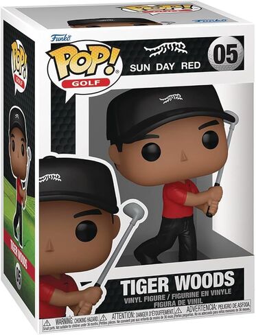 POP PGA Golf - Tiger Woods (Swing) Funko Vinyl Figure (Bundled with Compatible Box Protector Case), 3.75 inches in Saudi Arabia