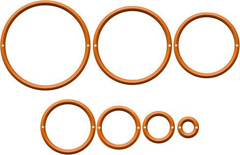 مجموعة حلقات الهدف لممارسة رمي السهام (7 حلقات 10-70 مم، 0.4 بوصة إلى 2.8 بوصة) | مدرب دقة دارتبوارد | يتضمن 7 دبابيس ودليل اللعبة | التدريب على المهارات والدقة in Kuwait