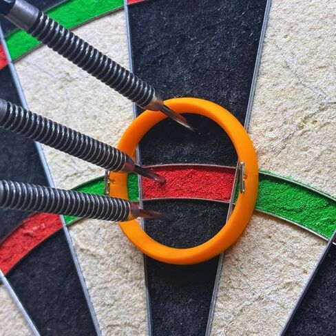 مجموعة حلقات الهدف لممارسة رمي السهام (7 حلقات 10-70 مم، 0.4 بوصة إلى 2.8 بوصة) | مدرب دقة دارتبوارد | يتضمن 7 دبابيس ودليل اللعبة | التدريب على المهارات والدقة in Kuwait