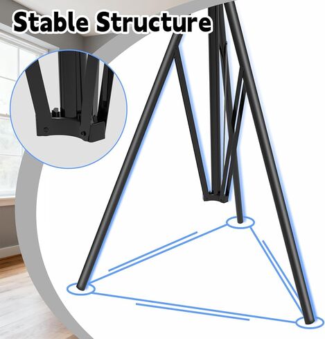 حامل لوح رمي السهام، حامل لوح رمي السهام المحمول عالي التحمل مع ارتفاع قابل للتعديل (34 بوصة إلى 74 بوصة)، حامل لوح رمي السهام للبالغين، تصميم حامل ثلاثي ثابت، سهل التجميع للسفر، في الهواء الطلق، ألعاب المنزل والبار in Kuwait