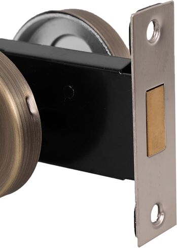 NUOBESTY Commercial 304 Stainless Steel Bathroom Privacy Indicator Lock with Vacant Occupied Sign, Keyless Restroom Door Handle for Public Toilet and Commercial Use in Saudi Arabia