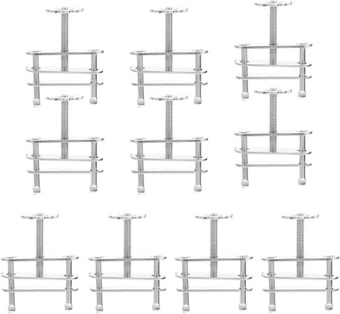 Didiseaon 10Pcs Swivel Screw Tubing Clamps Metal Hose Fitting Clips for Chemical and Biological Laboratory Flow Control Applications in Saudi Arabia