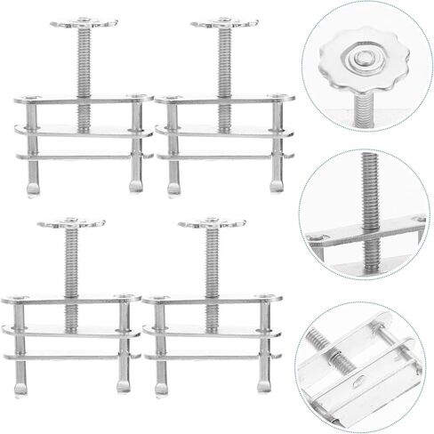 Didiseaon 10Pcs Swivel Screw Tubing Clamps Metal Hose Fitting Clips for Chemical and Biological Laboratory Flow Control Applications in Saudi Arabia