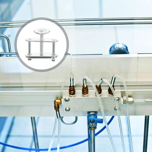 SEWACC 12pcs Adjustable Swivel Screw Tubing Clamps for Flow Control Compact and Portable Hose Clamps for Laboratory Use Easy to Operate with Strong Friction and Secure Grip in Saudi Arabia
