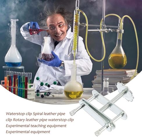 SEWACC 12pcs Adjustable Swivel Screw Tubing Clamps for Flow Control Compact and Portable Hose Clamps for Laboratory Use Easy to Operate with Strong Friction and Secure Grip in Saudi Arabia