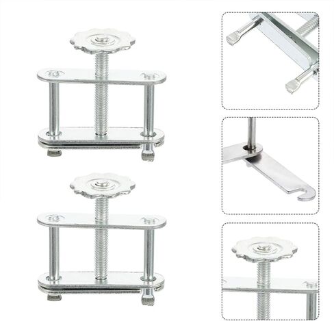 SEWACC 12pcs Adjustable Swivel Screw Tubing Clamps for Flow Control Compact and Portable Hose Clamps for Laboratory Use Easy to Operate with Strong Friction and Secure Grip in Saudi Arabia