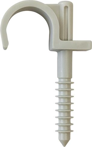 SOMATHERM FOR YOU - Easy mounting clip for pipes or pipes - Ø 25mm - Pack of 15 - White - Quick installation - For plumbing and electrical installations in Saudi Arabia