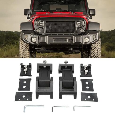 JK Black Hood Latch Locking Catch Buckle Durable for 2007-2017 in Saudi Arabia