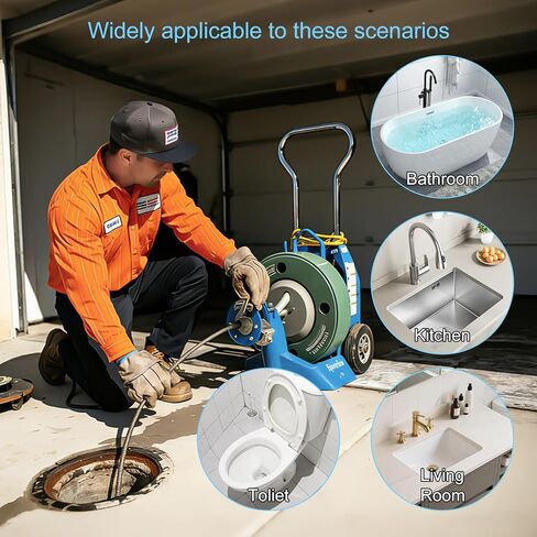 10 قطع من ملحقات مثقاب الثعبان، تتضمن 4 قواطع و5 حلزونات، ومجموعة أدوات تقطيع أوجيه الصرف، متوافقة مع موديلات K-400، وC-4، وC-6، وC-7، وC-8، وC-9 in Kuwait