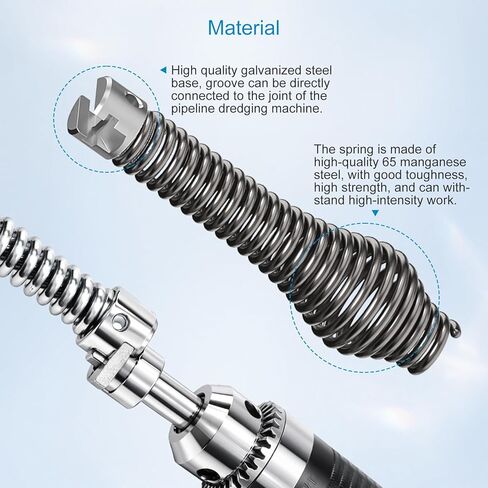 10 قطع من ملحقات مثقاب الثعبان، تتضمن 4 قواطع و5 حلزونات، ومجموعة أدوات تقطيع أوجيه الصرف، متوافقة مع موديلات K-400، وC-4، وC-6، وC-7، وC-8، وC-9 in Kuwait