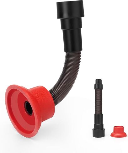 أداة إلغاء انسداد خط تصريف التيار المتردد 2 في 1 من Shop-Vac، محول منظف خط تصريف HVAC مناسب عالمي للمكانس الكهربائية، مرفق رطب مرن ومتين مع رؤية واضحة للحوض، ومجاري الأرضية، وتنظيف مكيف الهواء in Saudi Arabia