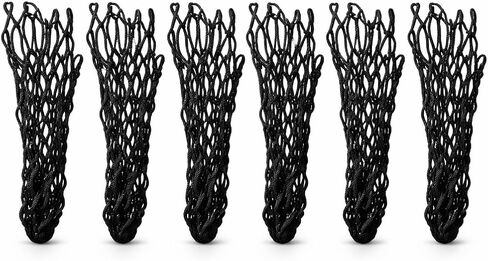 Alomejor Pool Table Nets, Hollow Out Design Billiards Pocket Nets, 6PCS Black Set for Training Practice Home Entertainment Professional Players in Kuwait