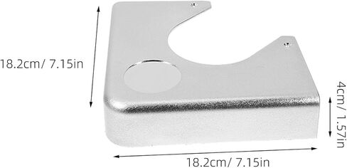 8Pcs Corner Guards Metal Corner Protectors Decorative Edge Brackets for Pool Billard Snooker Table Furniture Box Desk Door Edge Cover Safety Bumpers Brushed Silver in Saudi Arabia
