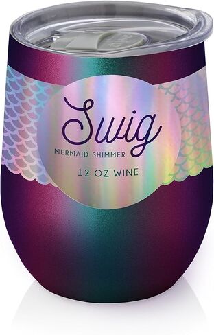في بعض الأحيان يتم تصنيع Swig 12oz من Wine-Mermaid Shimmer in Kuwait