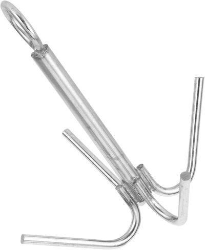 مرساة قارب بخطاف من Walfront، مرساة مخلب من الفولاذ المقاوم للصدأ 316 مع تصميم 4 مخالب لأنشطة الإنقاذ وصيد الأسماك في الهواء الطلق in Saudi Arabia