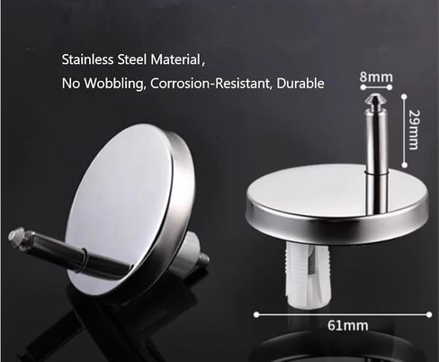 Toilet Seat Fixing Screws/Clips/Bolts/Covers ， Universal Stainless Steel Toilet Seat Accessories,6PC in Saudi Arabia