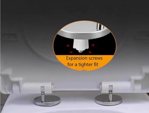 Toilet Seat Fixing Screws/Clips/Bolts/Covers ， Universal Stainless Steel Toilet Seat Accessories,6PC in Saudi Arabia