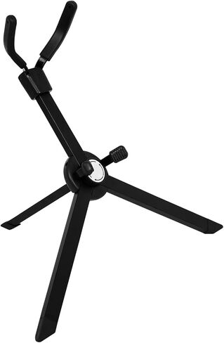 SUNGOOYUE Portable Saxophone Stand, Lightweight Aluminum Alloy Folding Sax Stand with Full Silicone Cover Non Slip Feet, for Alto Saxophone in Saudi Arabia