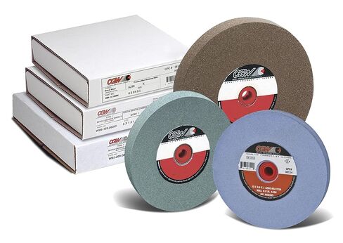 CGW Abrasives 8X1X1-1/4 T1 A46MV Brown Aluminum Oxide Vitrified Bench and Pedastal Wheels Type 1 - Wheel 1 Pack in Kuwait