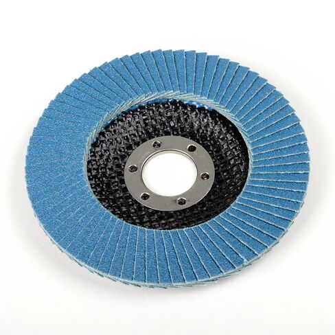 أكل برو. الولايات المتحدة الأمريكية - أقراص زركونيا فاخرة مقاس 4.5 بوصة × 7/8 بوصة، أقراص جلاخة زاوية 4-1/2 بوصة، درجة صناعية، قرص رفرف من النوع 27 للمطاحن، أقراص الصنفرة، اللمسة النهائية | عجلات الطحن (10 قطع) - 80 حبيبة in Kuwait