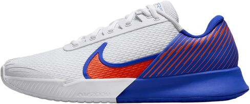 NikeCourt Air Zoom Vapor Pro 2 Men's Hard Court Tennis Shoes (DR6191-106, White/Hyper Royal/Hyper Crimson) Size 8 in Saudi Arabia