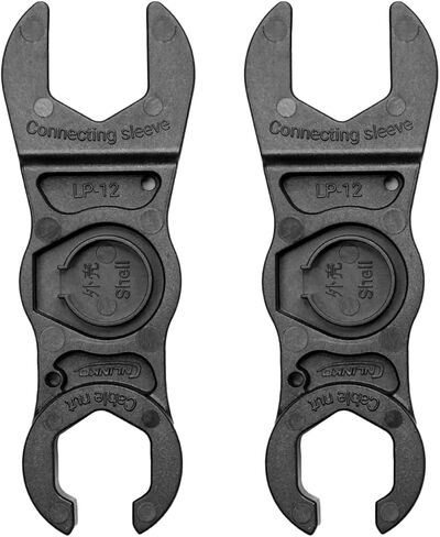 CNLINKO 2-Pack LP16 Waterproof Connector Wrench, Fixed Opening Design, PBT Plastic Spanner Tool for Aviation Plug Anti-Loosening Locking Nut (M16) in Saudi Arabia