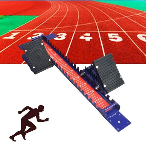 COYEUX 70cm Competition Starting Block, Angle Adjustable Sprinter, with Standard Pedals and Strong Grip, for High Intensity Training, Starting Block in Kuwait